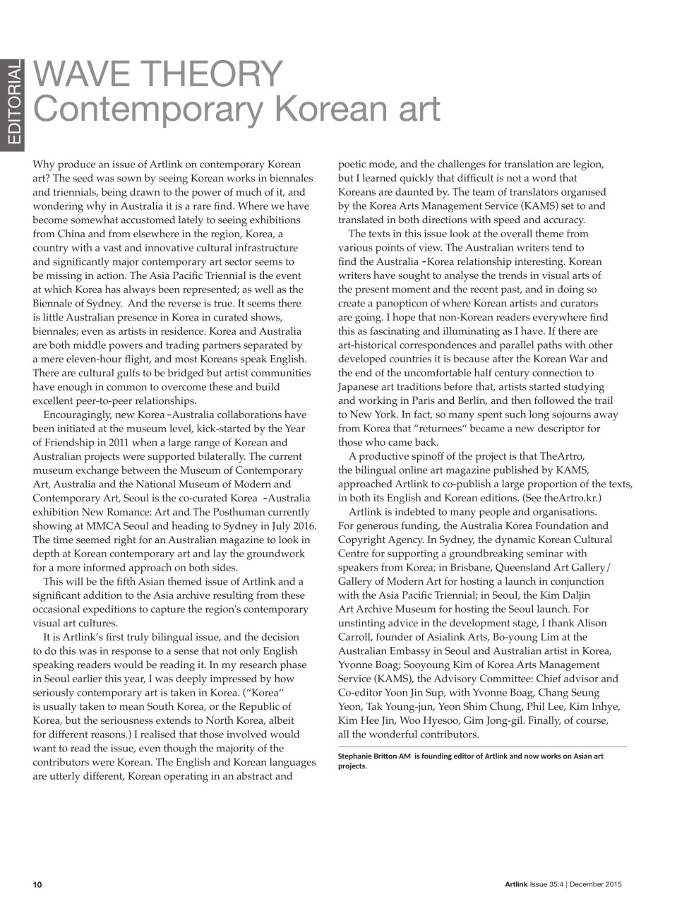 Artlink Magazine Preview Pages