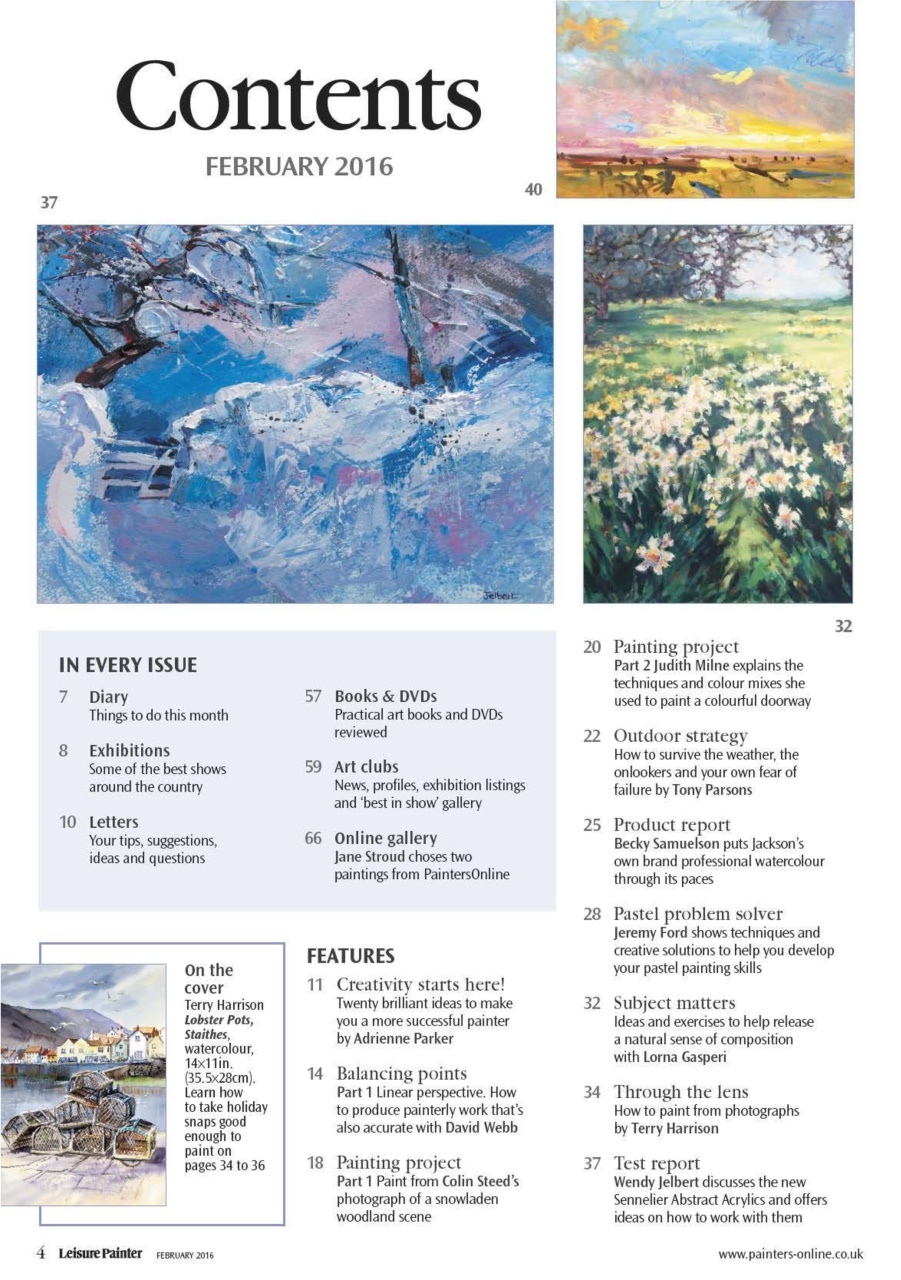 Leisure Painter & The Artist Preview Pages