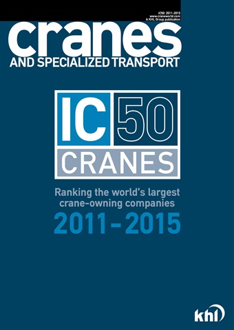 IC 50 Cranes Toplist 2011-2015 issue IC 50 Cranes Toplist 2011-2015