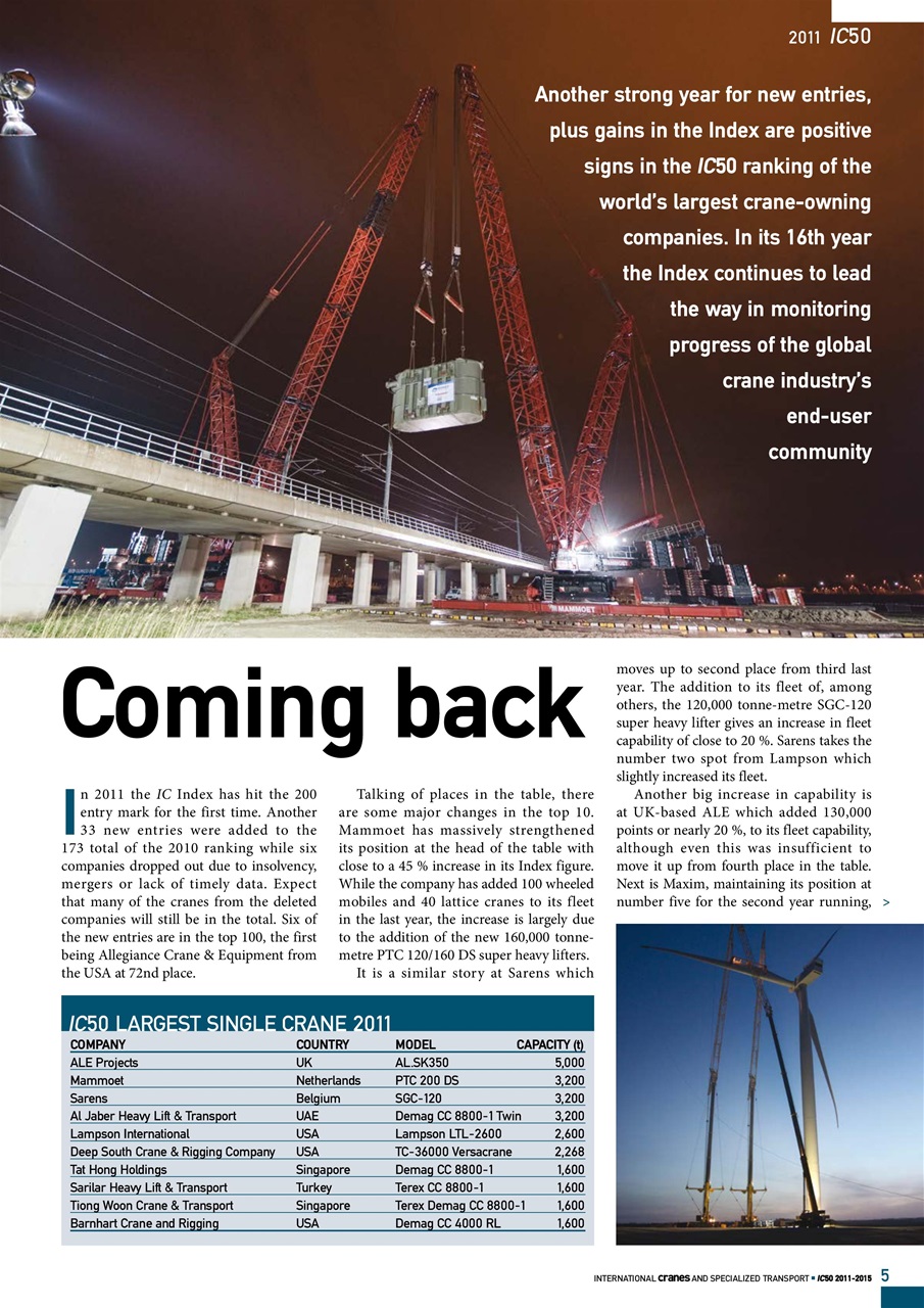 Int. Cranes and Specialized Transp Preview Pages