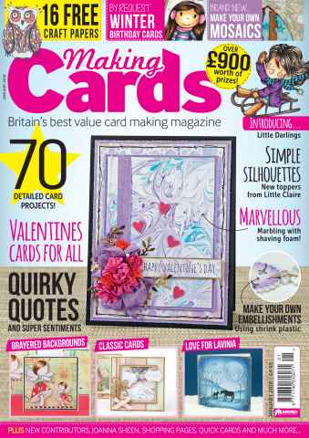 Making Cards & Papercraft issue January 2016