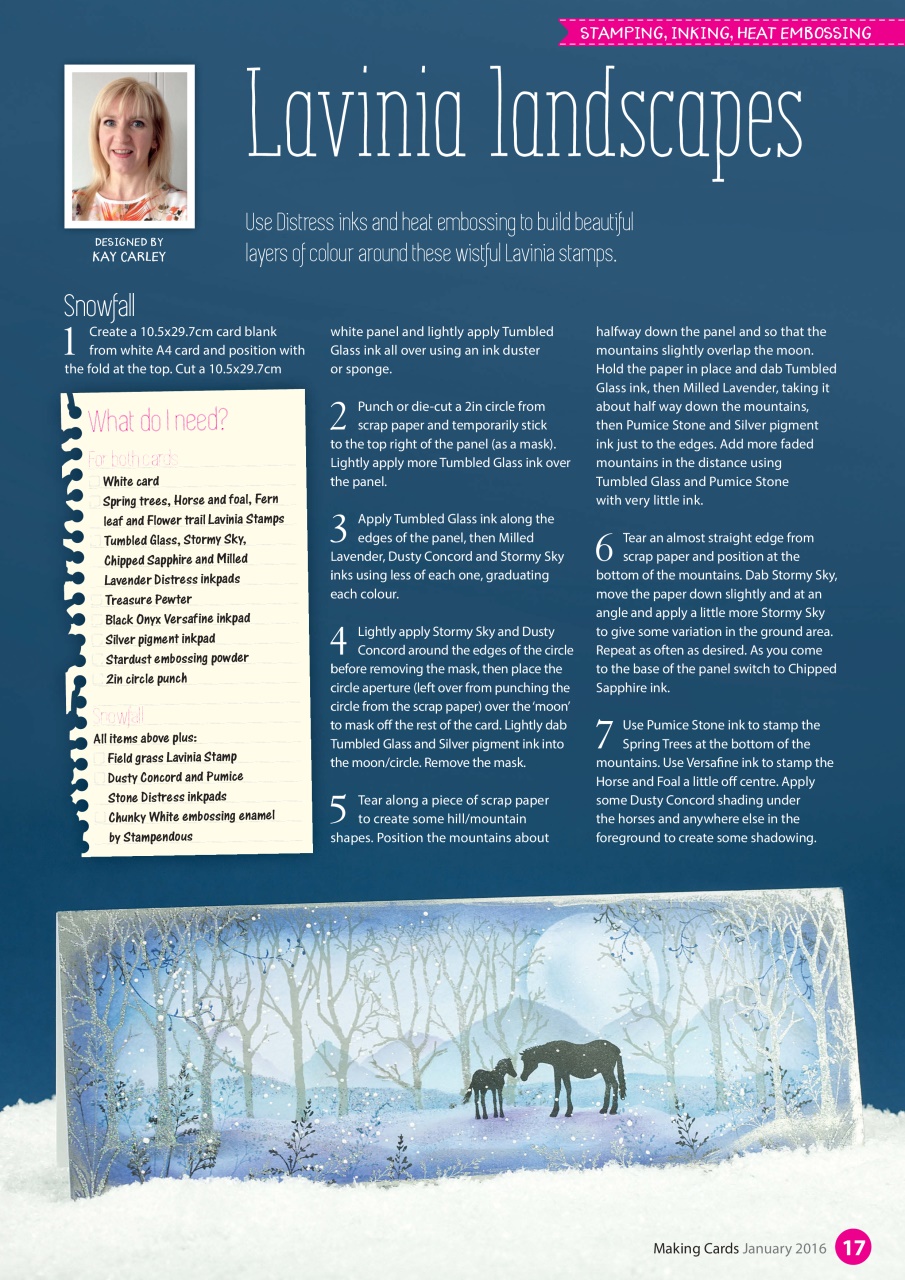 Making Cards & Papercraft Preview Pages