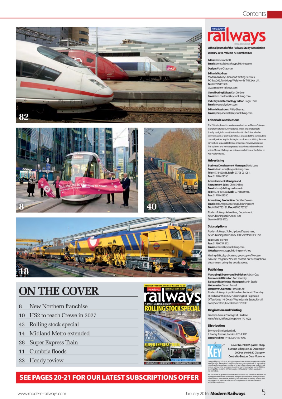 Modern Railways Preview Pages