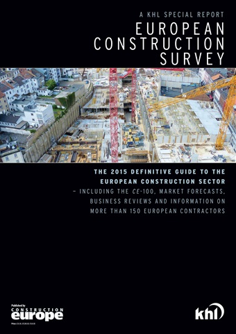 European Construction Survey 2015 issue European Construction Survey 2015