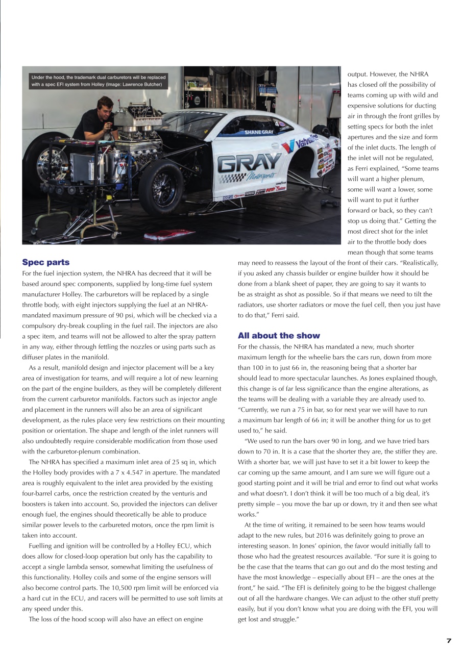 DRAG Race Technology Preview Pages