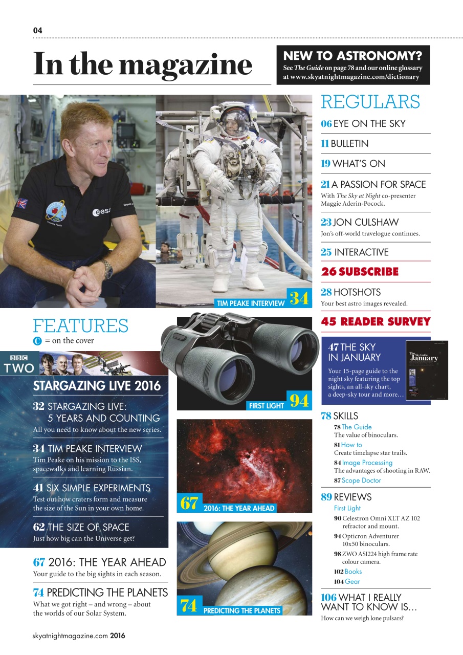 BBC Sky at Night Magazine Preview Pages