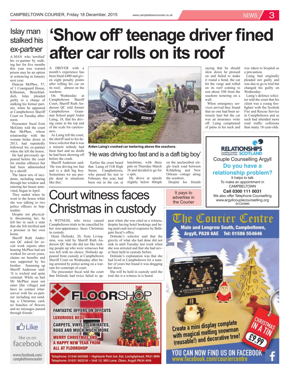 Campbeltown Courier Preview Pages