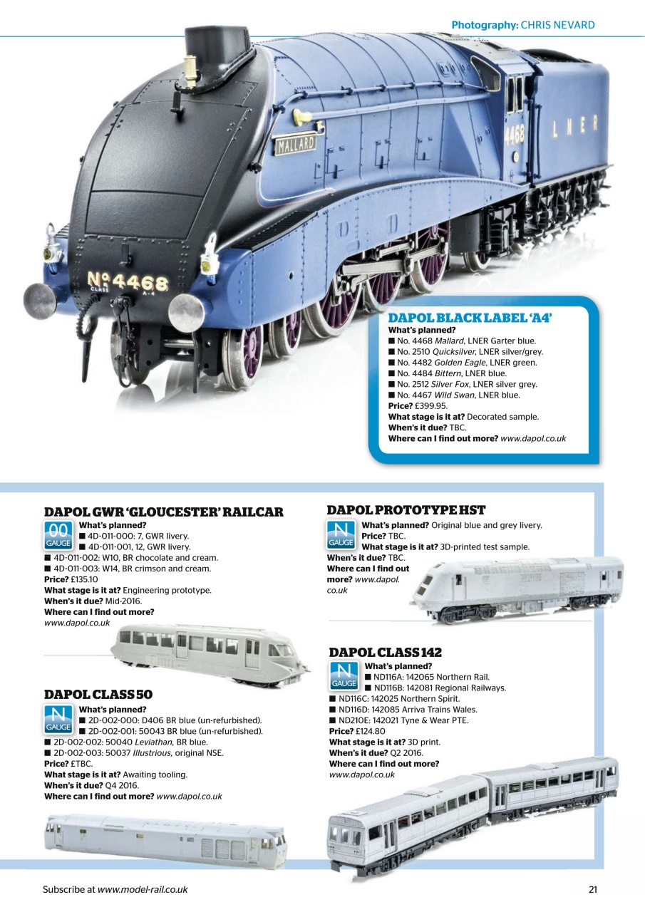 Model Rail Preview Pages