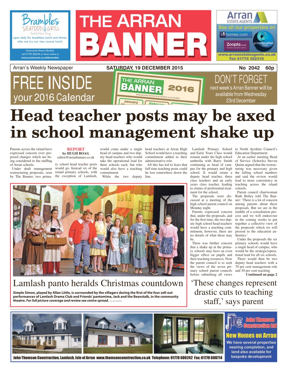 Arran Banner Preview Pages