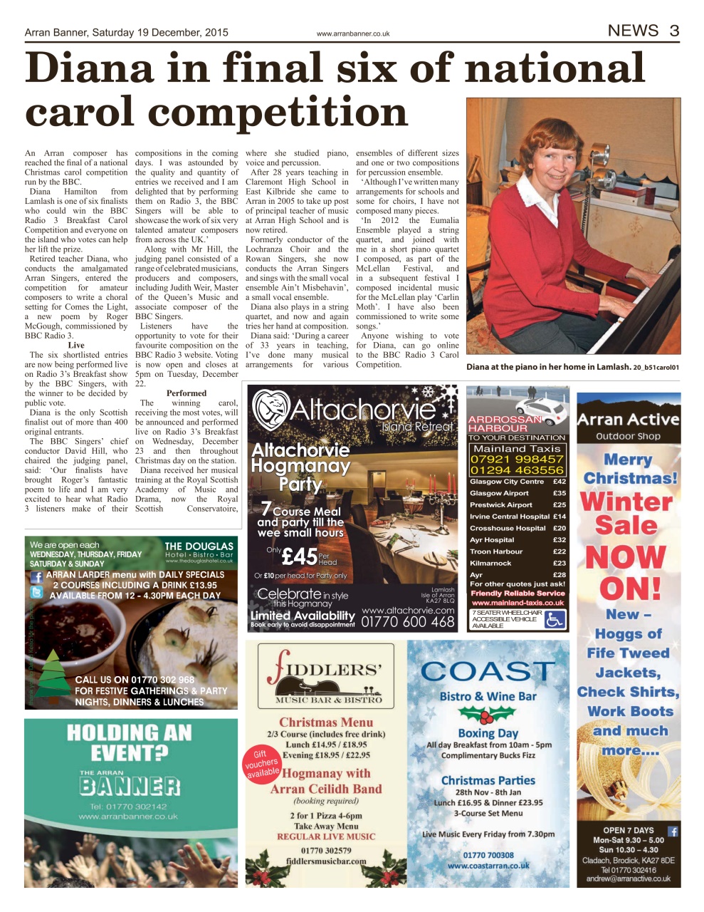 Arran Banner Preview Pages