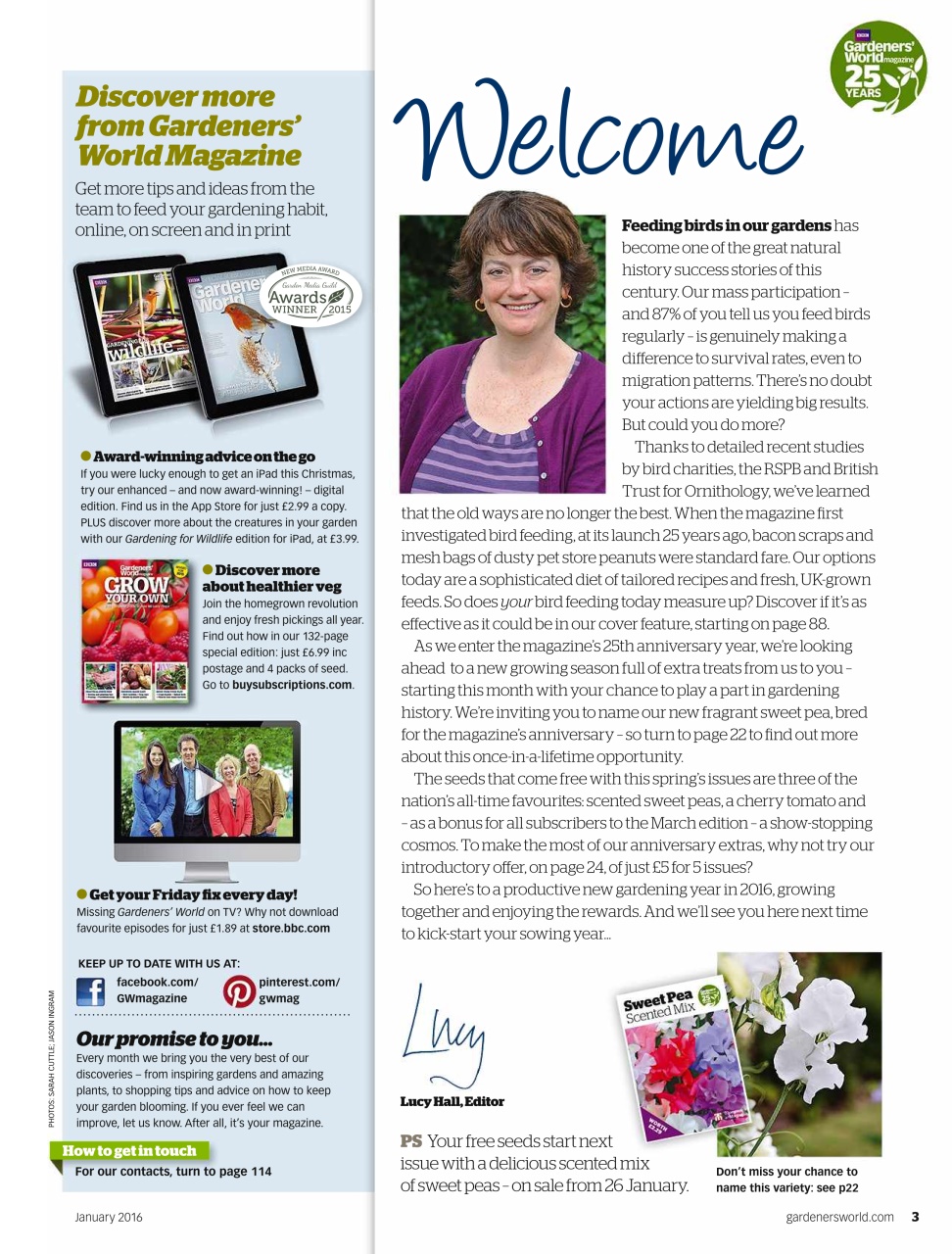 BBC Gardeners’ World Magazine Preview Pages