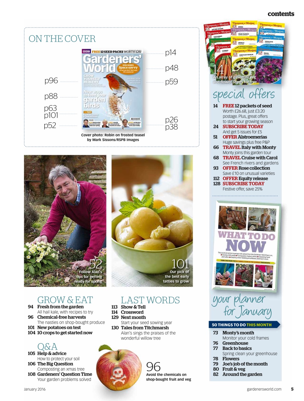 BBC Gardeners’ World Magazine Preview Pages