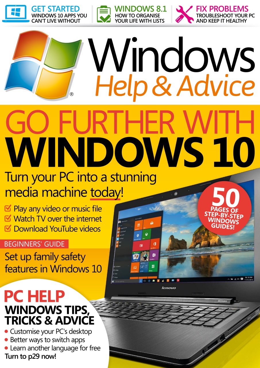 Windows Help & Advice Preview Pages