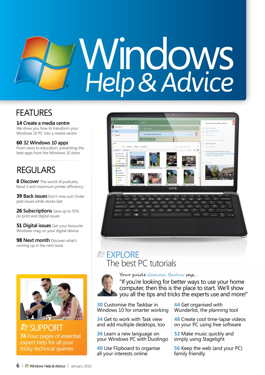 Windows Help & Advice Preview Pages