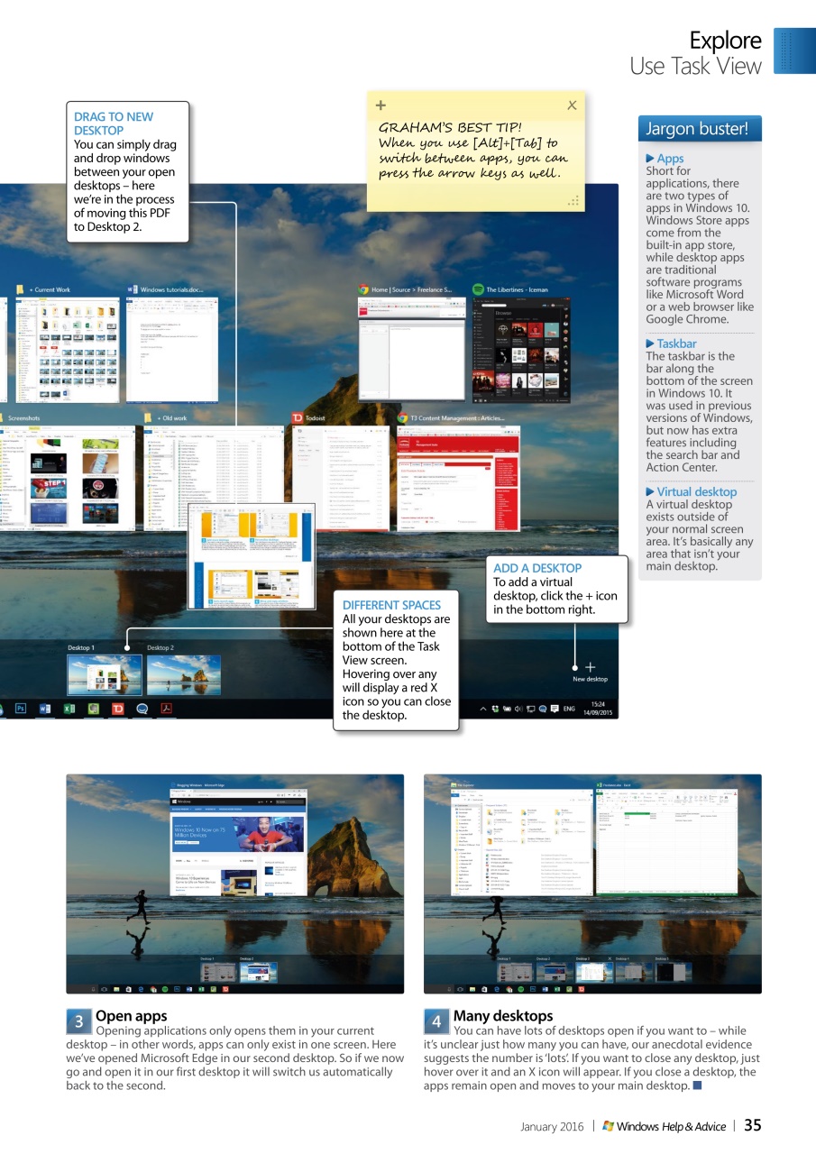 Windows Help & Advice Preview Pages