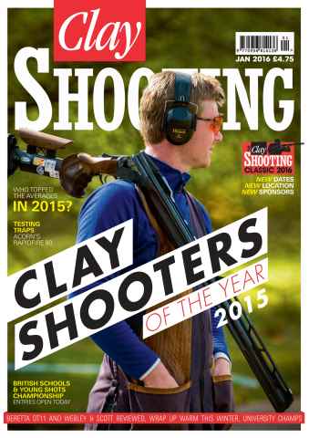 Clay Shooting issue January 2016