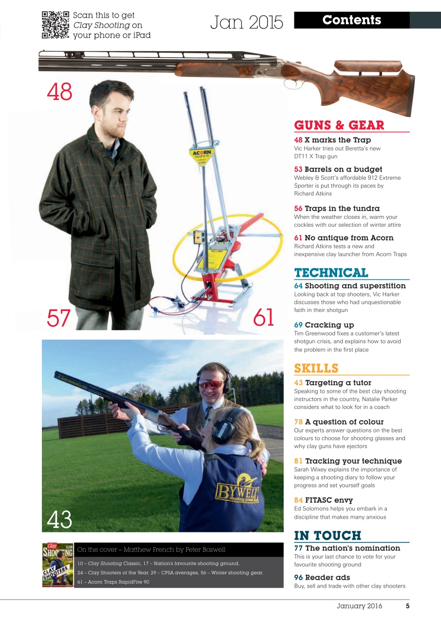 Clay Shooting Preview Pages