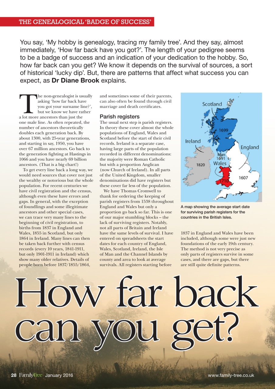 Family Tree Preview Pages