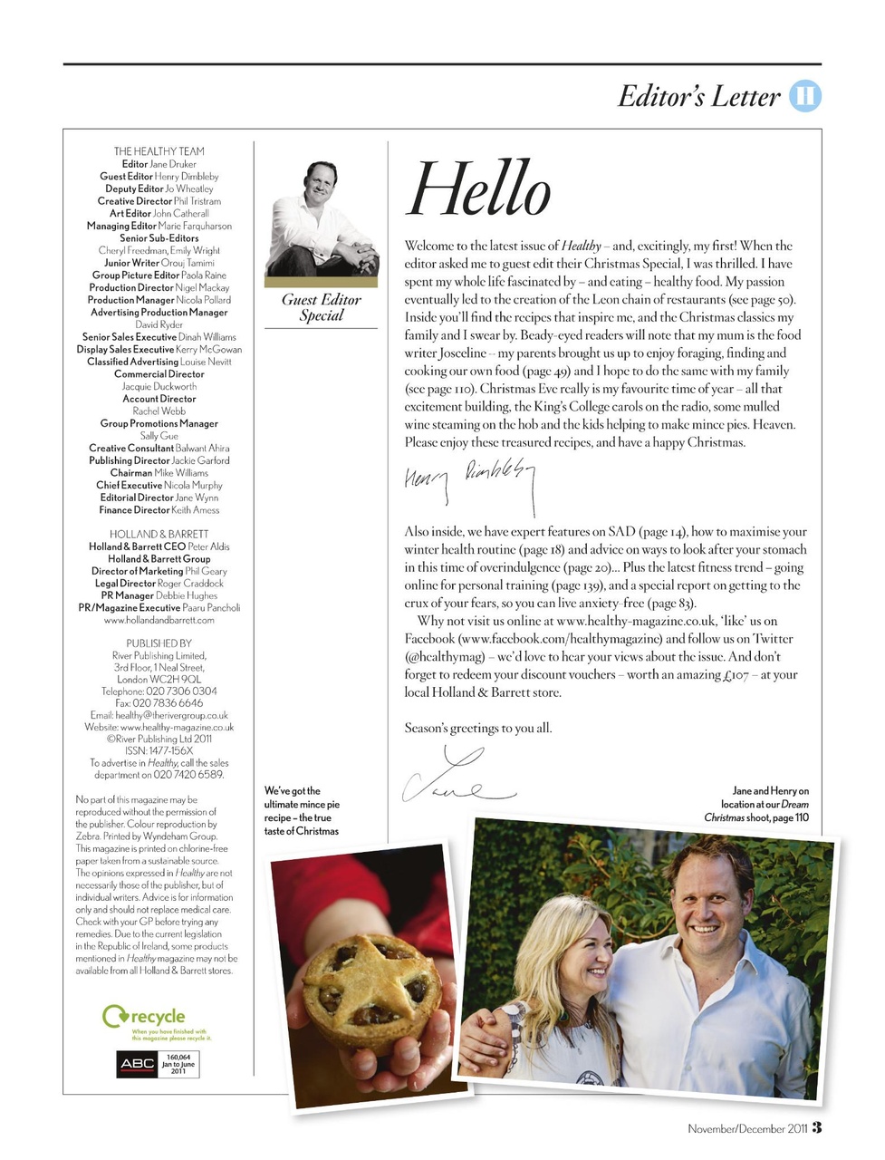 Healthy Magazine Preview Pages