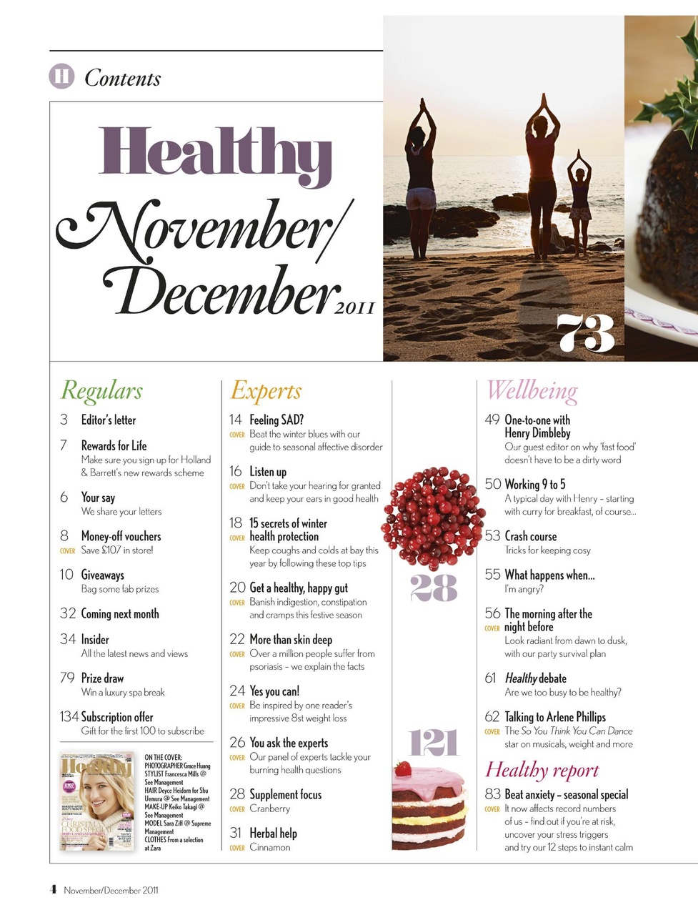 Healthy Magazine Preview Pages