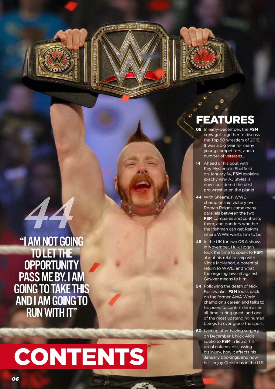 Wrestletalk Magazine Preview Pages