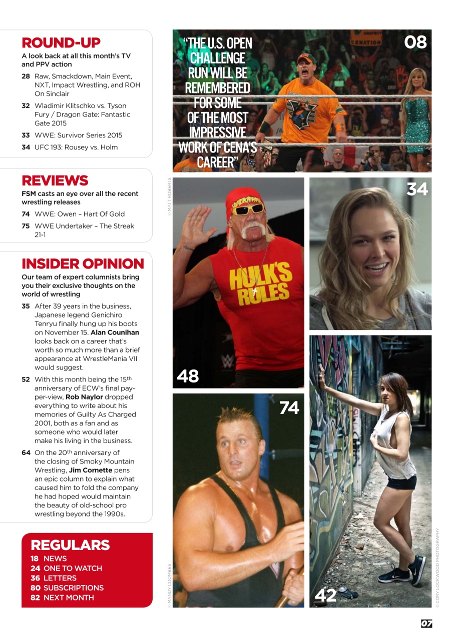 Wrestletalk Magazine Preview Pages