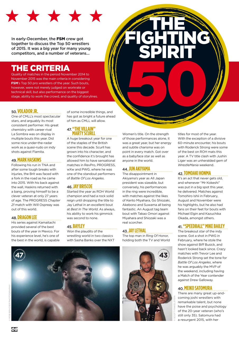 Wrestletalk Magazine Preview Pages