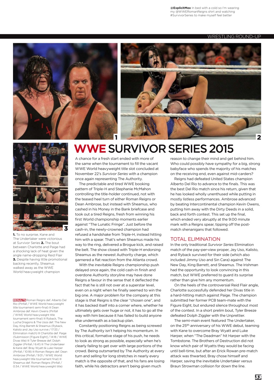 Wrestletalk Magazine Preview Pages