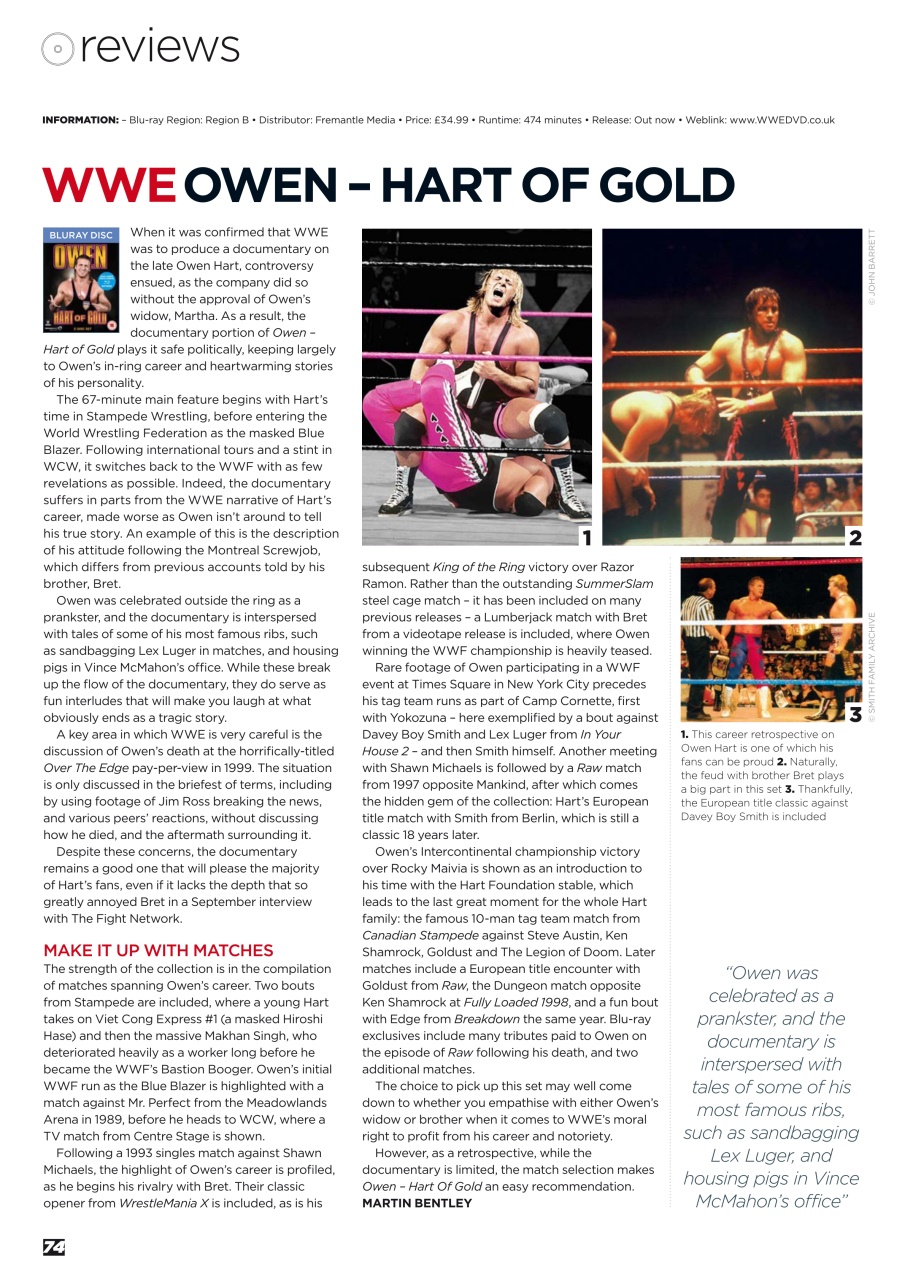 Wrestletalk Magazine Preview Pages