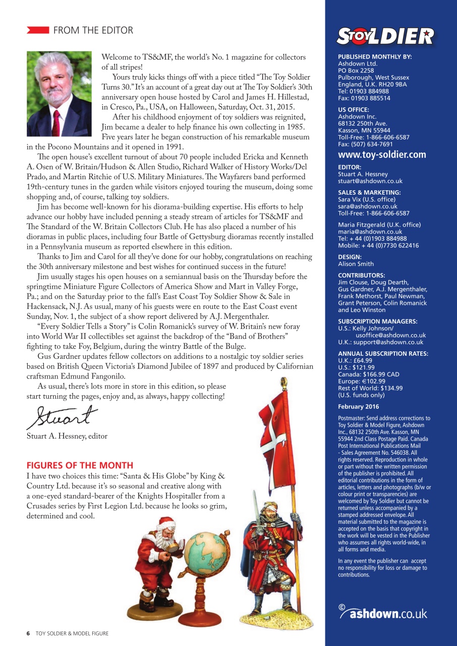 Toy Soldier & Model Figure Preview Pages