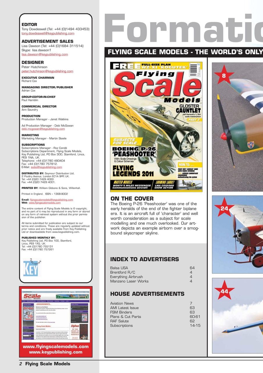 Flying Scale Models Preview Pages