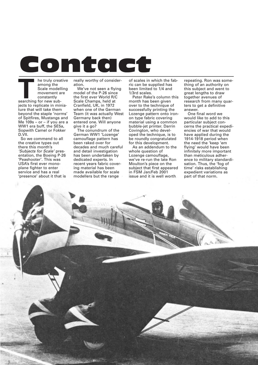 Flying Scale Models Preview Pages