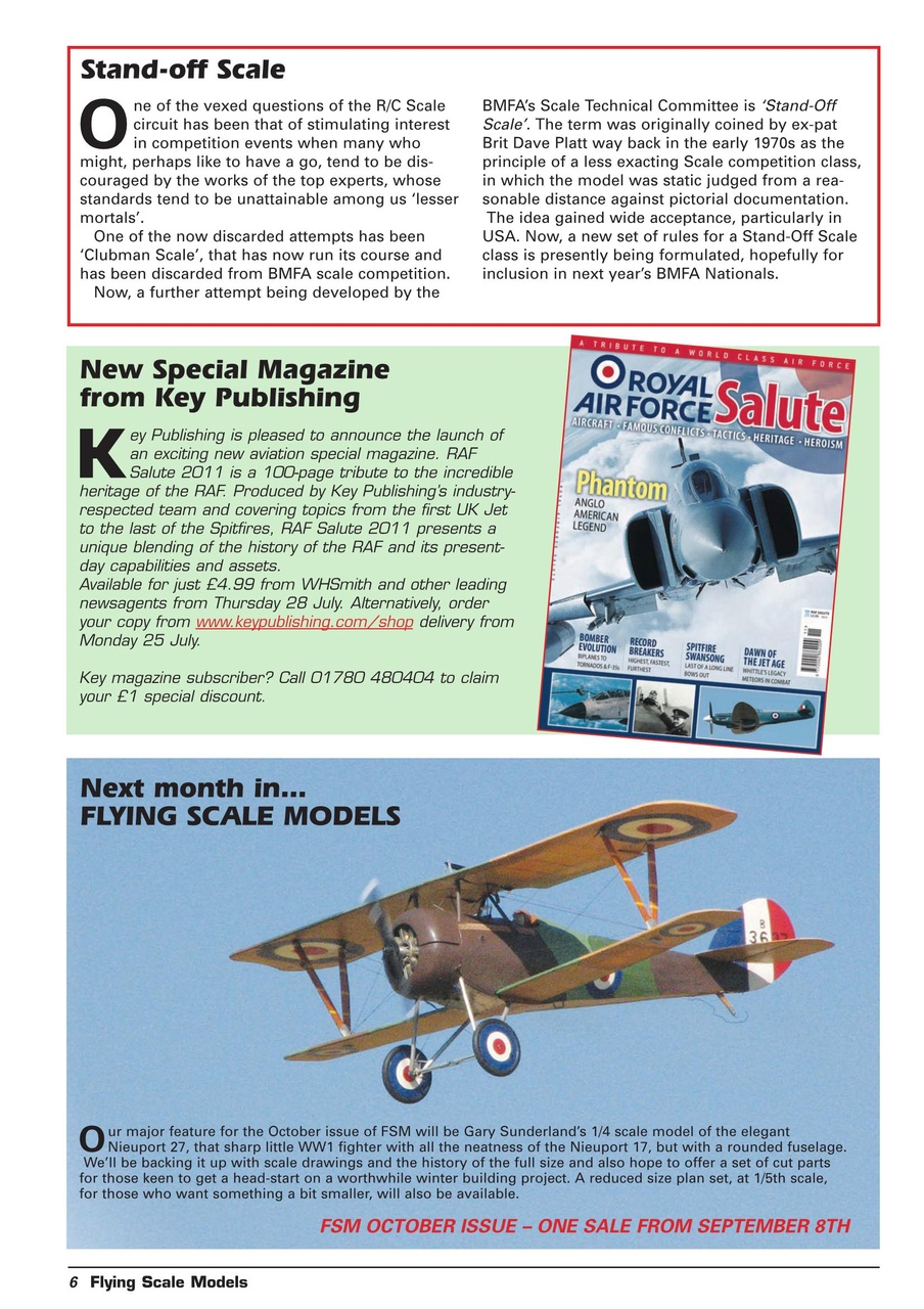 Flying Scale Models Preview Pages