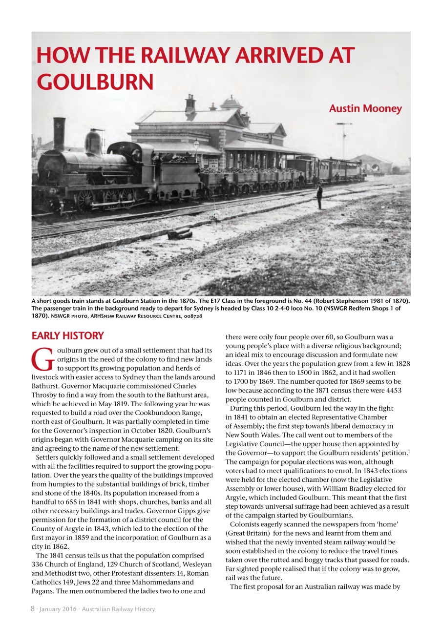 Australian Railway History Preview Pages