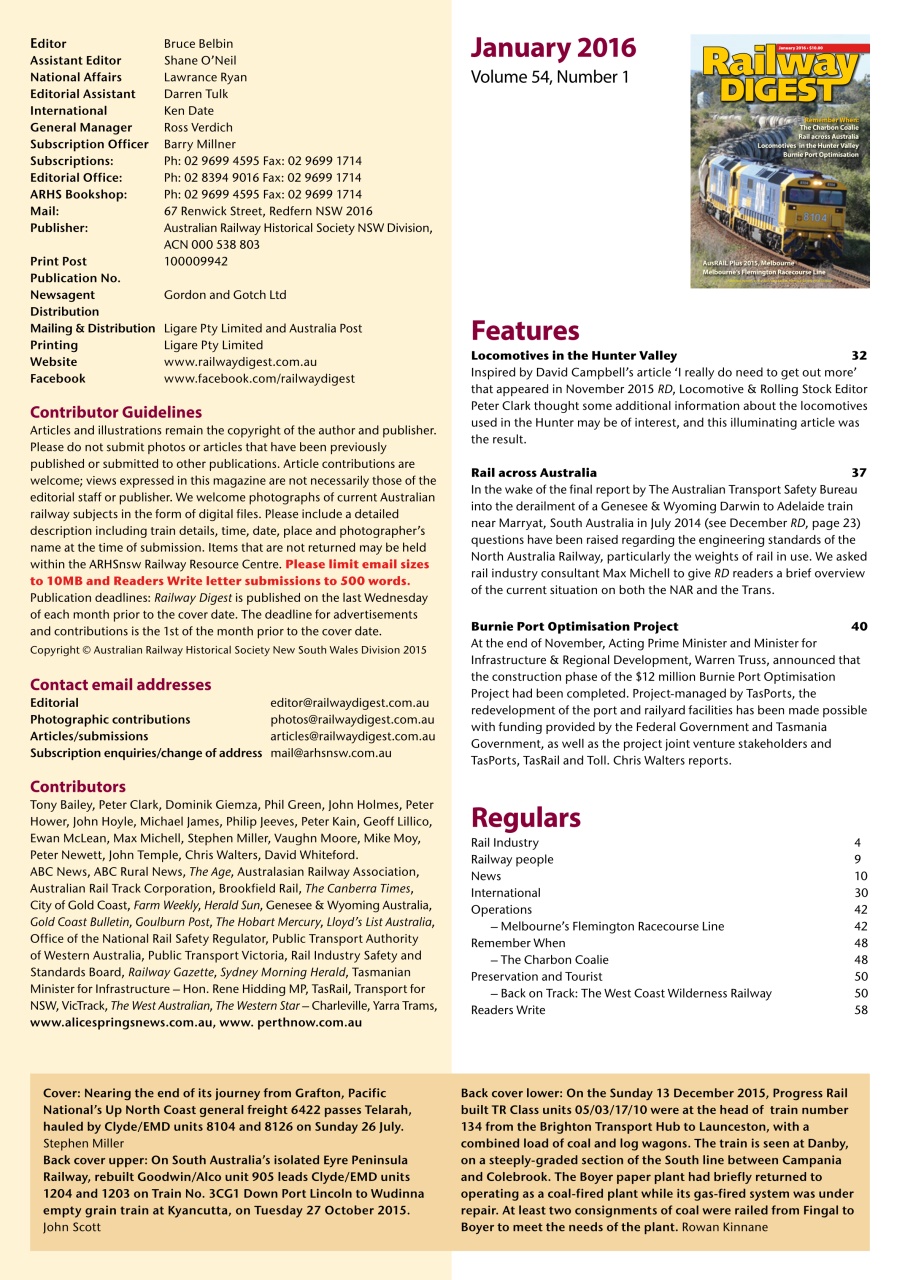 Railway Digest Preview Pages