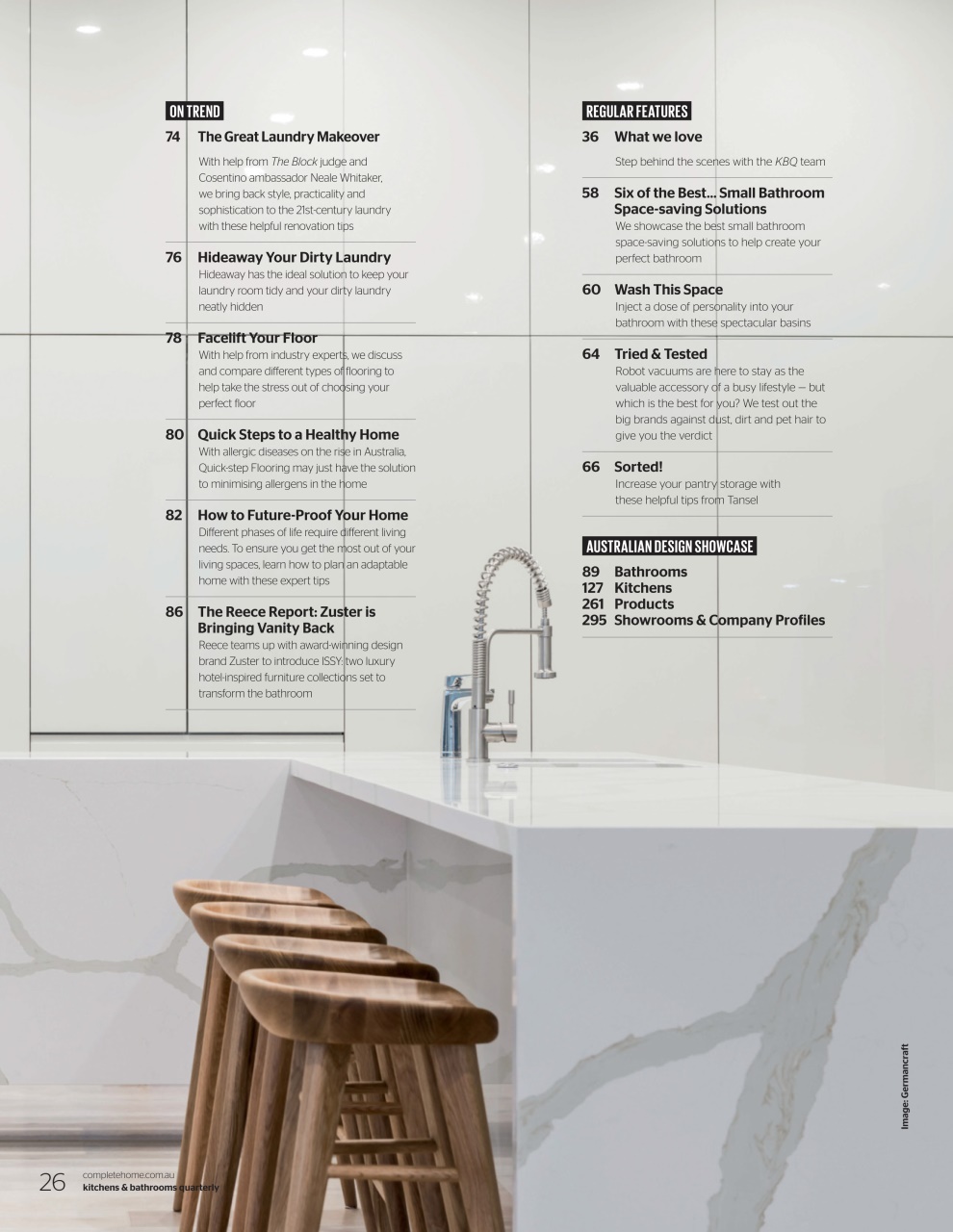 Kitchens & Bathrooms Quarterly Preview Pages