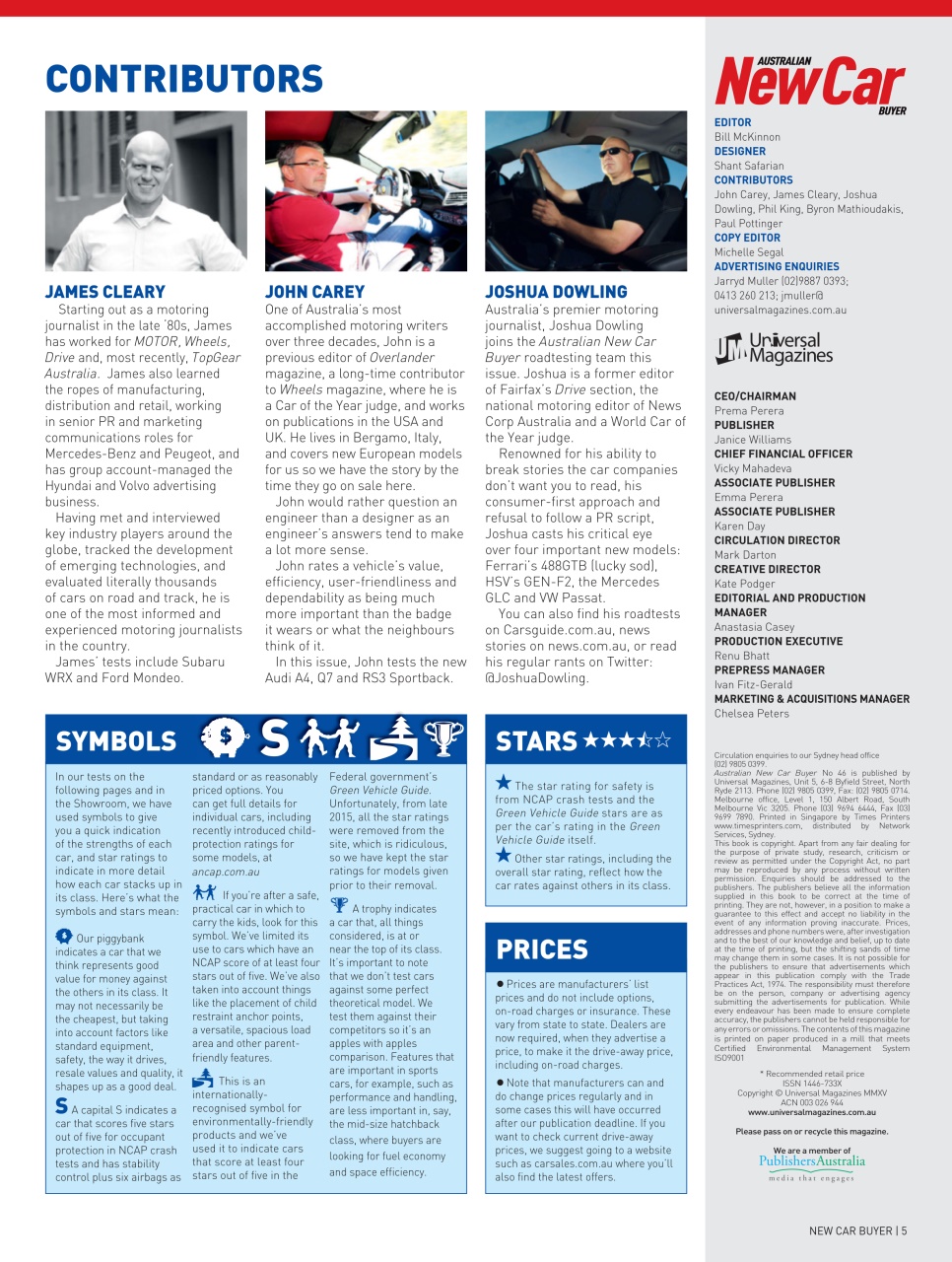 Australian New Car & SUV Buyers Guide Preview Pages