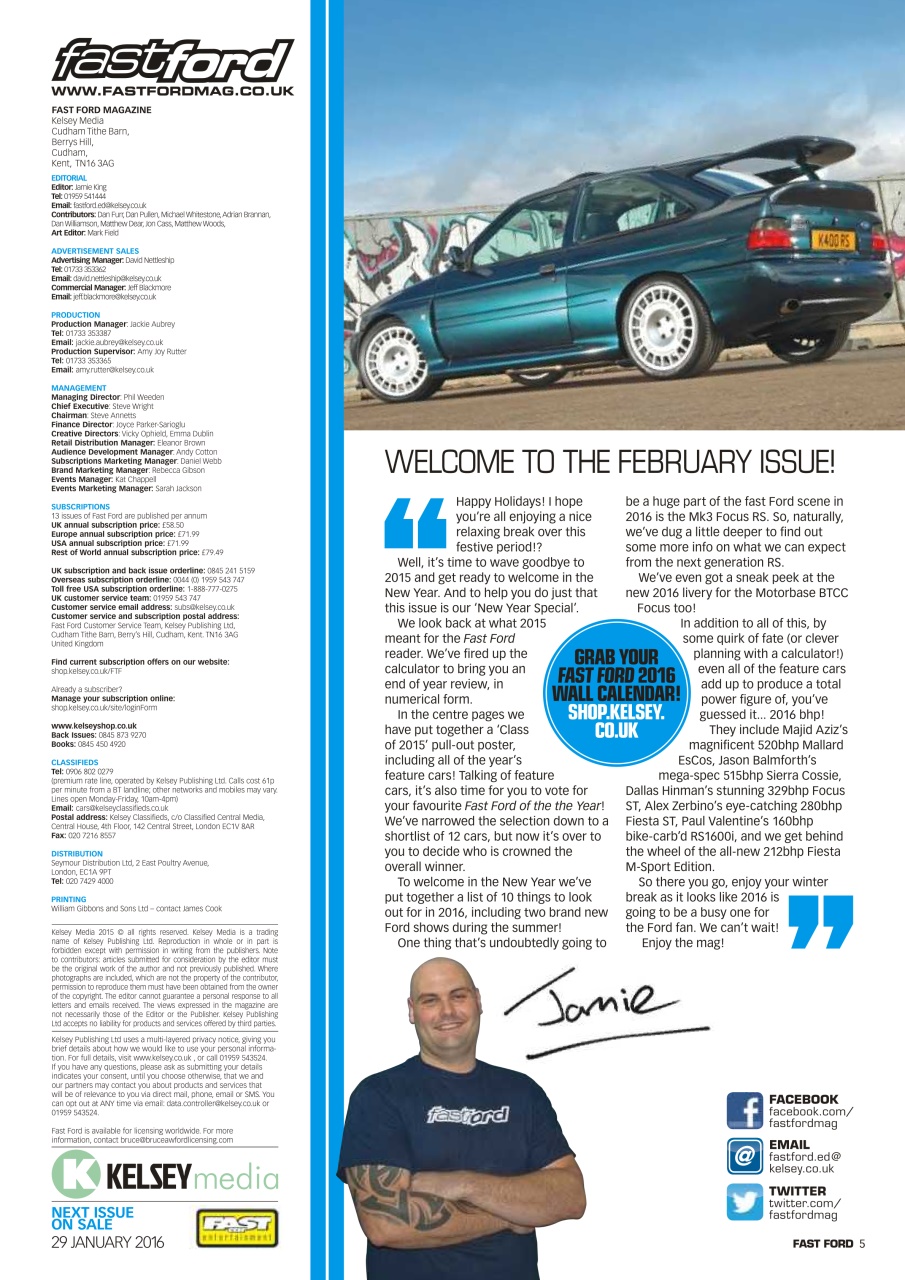 Fast Ford Preview Pages