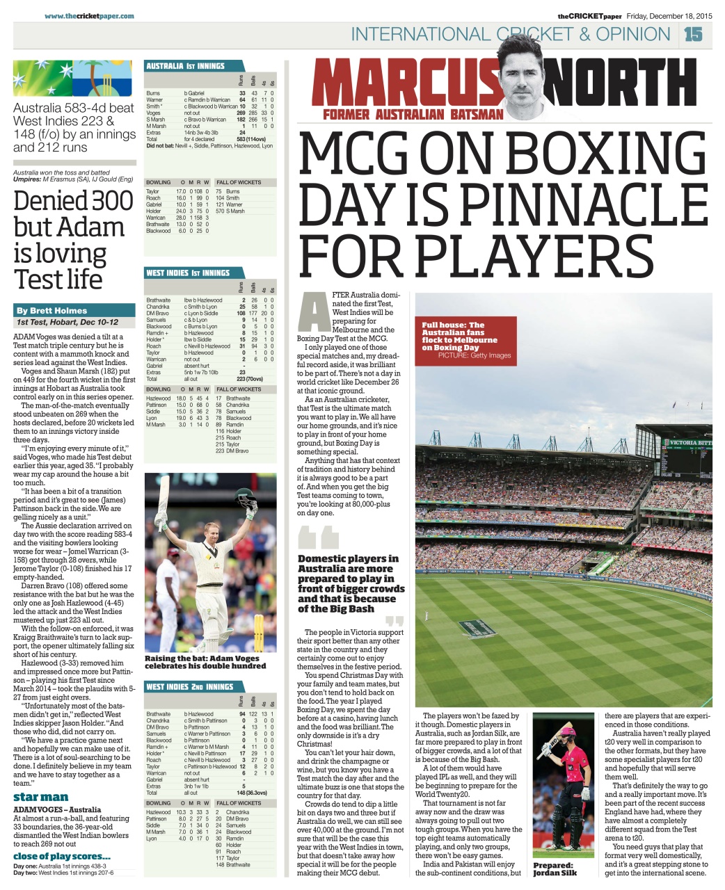 The Cricket Paper Preview Pages