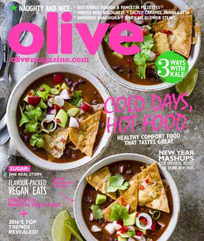 Olive Magazine issue   January  2016