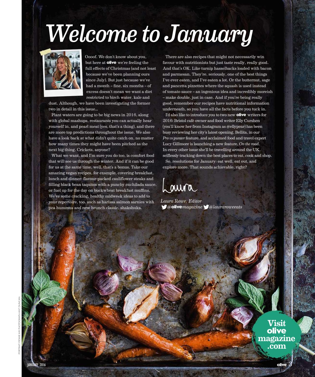 Olive Magazine Preview Pages