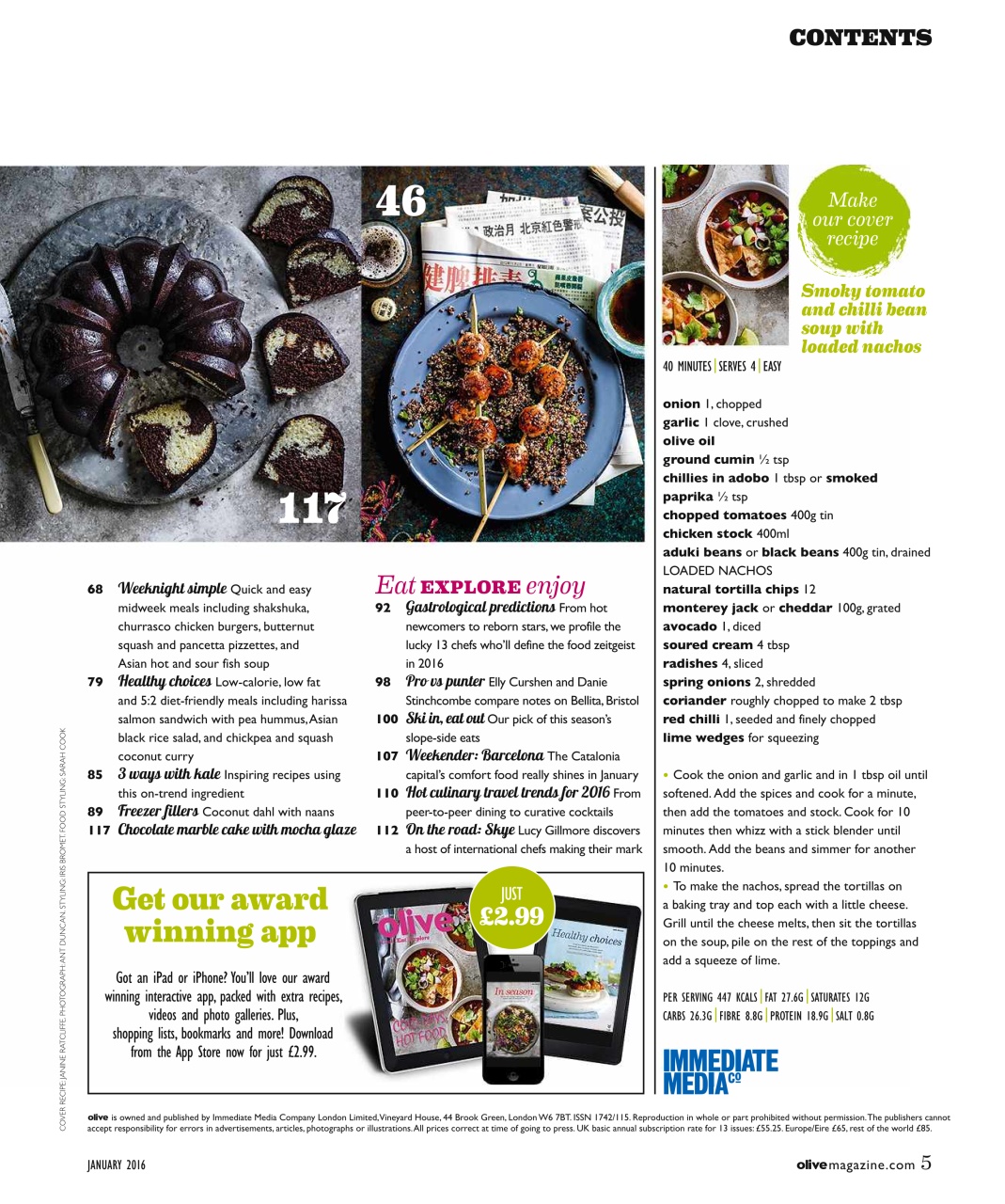 Olive Magazine Preview Pages