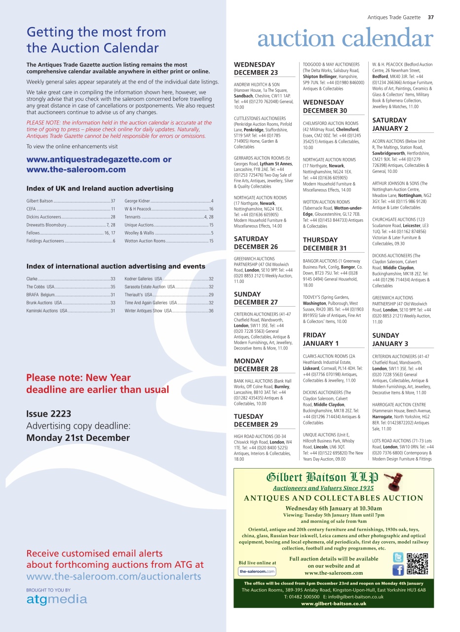 Antiques Trade Gazette Preview Pages