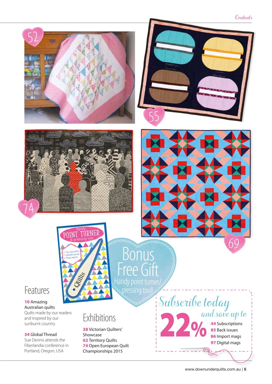 Down Under Quilts Preview Pages