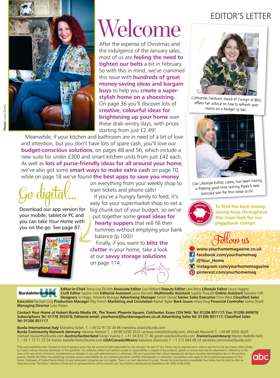 Your Home Magazine Preview Pages