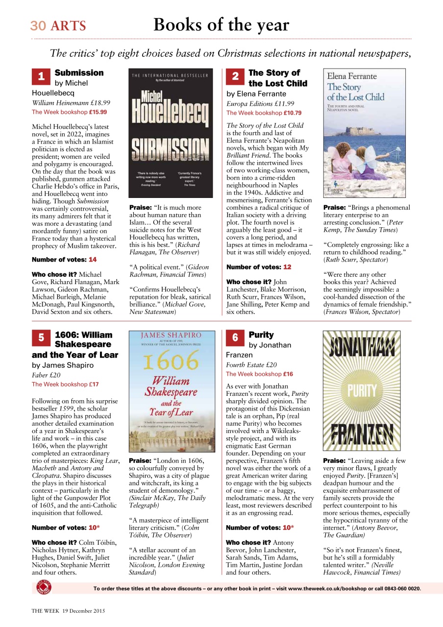 The Week Preview Pages