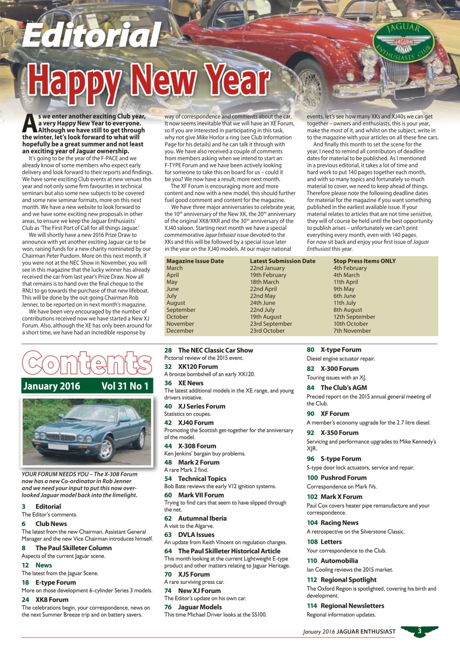 Jaguar Enthusiast Preview Pages
