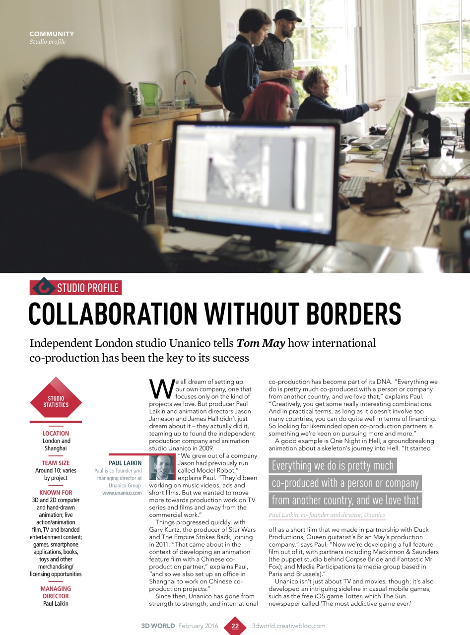 3D World Preview Pages