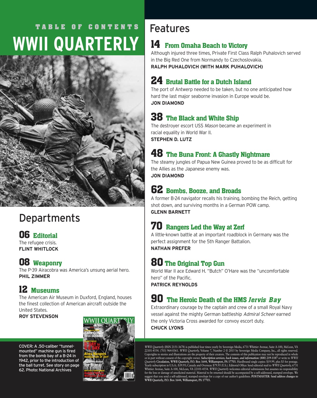 WWII Quarterly Preview Pages