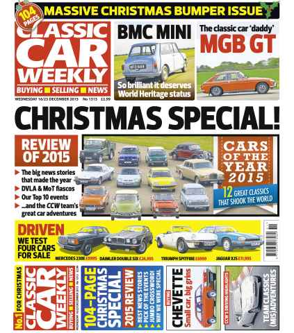 Classic Car Weekly issue 16th December 2016